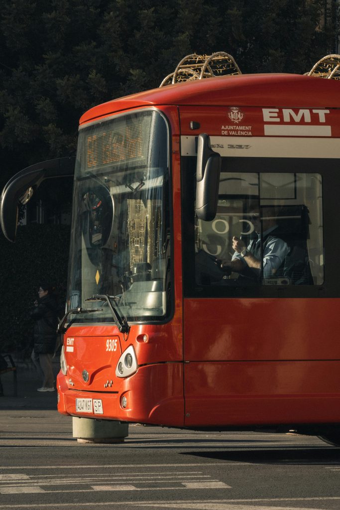 autobus rojo de valencia